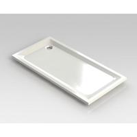 Nemo Spring Horus douchebak acryl 160x80x4.5cm afvoer D90 wit zonder potenstel dikte 4 mm 122016 - thumbnail