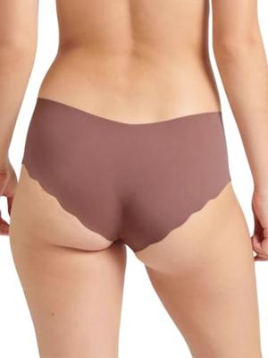 Dames Zero short Invisible - microfiber 2.0 - Onzichtbare naadloze boxershort - Katoenen kruisje