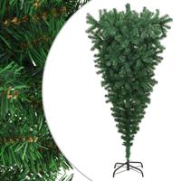VidaXL Kunstkerstboom omgekeerd met standaard 210 cm groen - thumbnail