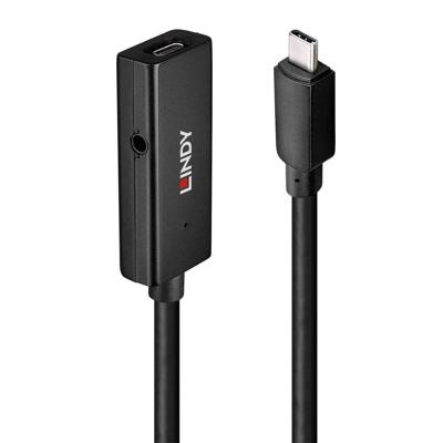 USB-C-kabel LINDY 43356 5 m Zwart