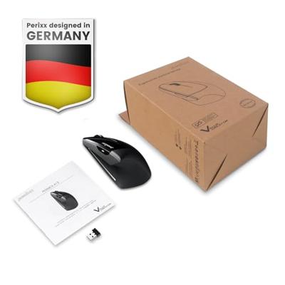 Perixx PERIMICE-813 Muis Bluetooth Zwart 800 dpi, 1200 dpi, 1600 dpi Perixx PERIMICE-813 Muis Bluetooth Zwart 800 dpi, 1200 dpi, 1600 dpi