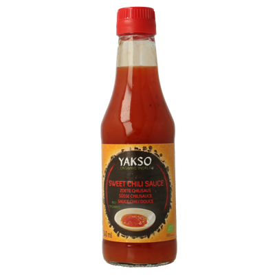 Yakso Chilisaus zoet bio 240 Milliliter Yakso Chilisaus zoet bio 240 Milliliter