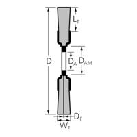 PFERD TOOLS 43701259 POS Ronde borstel breed ongetordeerd RBU Ø 200 x 25 mm variabel boorgat staaldraad-Ø 0,30 voor slijpblok 1 1 stuk(s) - thumbnail