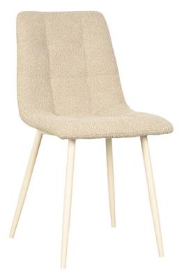 LABEL51 Eetkamerstoel 'Nino' Bouclé, kleur Zand