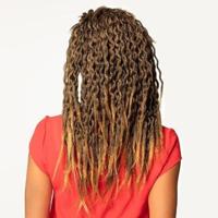 Pruik dreadlock Emily met haarband - thumbnail