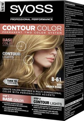 Syoss Contour Color haarkleuring - 8-61 Diva Golden Blond Syoss Contour Color haarkleuring - 8-61 Diva Golden Blond