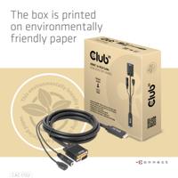 club3D CAC-1712 HDMI-kabel HDMI / Jackplug / USB-micro-B / VGA Adapterkabel HDMI-A-stekker, Jackplug-bus 3,5 mm, USB-micro-B bus, VGA-stekker 15-polig 2.00 m - thumbnail