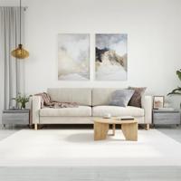 Salontafels 2 st 50x46x35 cm bewerkt hout grijs sonoma eiken - thumbnail