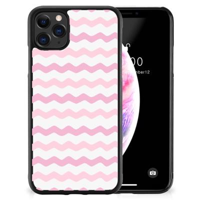 Apple iPhone 11 Pro Max Bumper Case Waves Roze Apple iPhone 11 Pro Max Bumper Case Waves Roze