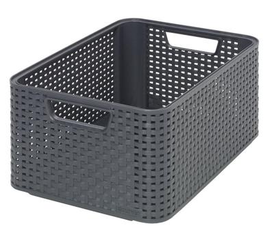 Curver style mand m stapelbaar antraciet