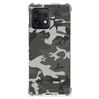 Motorola Edge 40 Pro Doorzichtige Silicone Hoesje Army Light