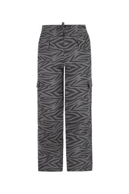 Like Flo winter twill broek meisjes teens - grijs - Fiene - zijzakken - thumbnail