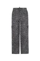 Like Flo winter twill broek meisjes teens - grijs - Fiene - zijzakken - thumbnail
