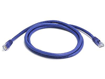 Monoprice Cat5e Ethernet-patchkabel – Netwerk-internetkabel – RJ45, gestrant, 350 MHz, UTP, pure blanke koperdraad, 24 AWG, 1,5 m, violet