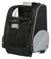 Trixie reismand trolley zwart / grijs - thumbnail