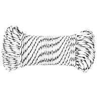 Boottouw gevlochten 3 mm x 250 m polyester wit - thumbnail