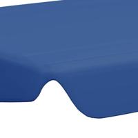VidaXL Vervangingsluifel voor schommelbank 150/130x105/70 cm blauw - thumbnail