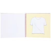 TOPModel kleurboek T shirt Designer meisjes 24,7 x 24 cm papier - thumbnail