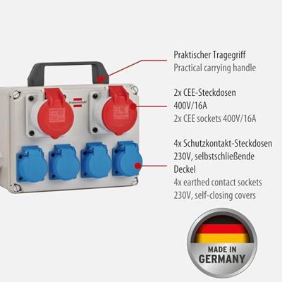 Brennenstuhl Mini stroomverdeler BKV 2/4 T IP44 - 1153650