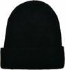Flexfit FX1505RY Recycled Yarn Waffle Knit Beanie - Black - One Size - thumbnail