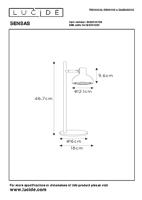 Lucide SENSAS - Bureaulamp - Ø 18 cm - 1xGU10 (ES111) - Zwart - thumbnail