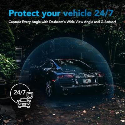 AutoSky 4K Dashcam met Achtercamera GPS WiFi Nachtzicht 64GB