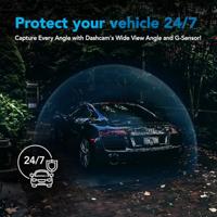 AutoSky 4K Dashcam met Achtercamera GPS WiFi Nachtzicht 64GB - thumbnail