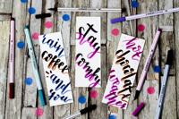 STABILO Pen 68 brush, premium brush viltstift, ultramarijn blauw, per stuk - thumbnail