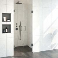 Pendeldeuren Compleet Just Creating Profielloos 80x200 cm Gunmetal Sanitop - thumbnail