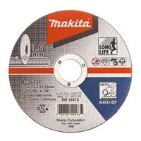 Makita B-35134 Doorslijpschijf 125x22,23x1,6mm staal VE=10 - thumbnail