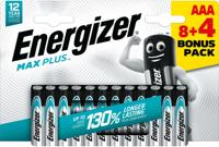 Energizer batterijen Max plus AAA, blister van 8+4 - thumbnail
