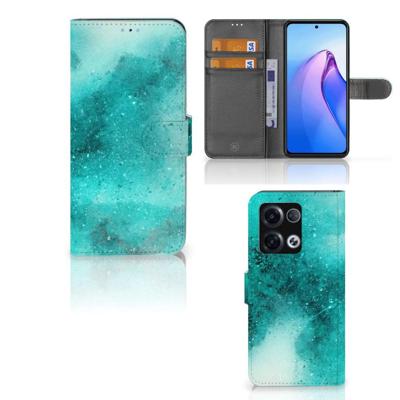 Hoesje OPPO Reno8 Pro Painting Blue Hoesje OPPO Reno8 Pro Painting Blue
