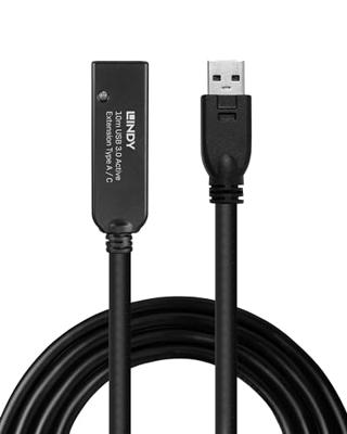 LINDY USB-kabel USB 3.2 Gen1 (USB 3.0 / USB 3.1 Gen1) USB-A stekker, USB-C bus 10.00 m Zwart 43376 LINDY USB-kabel USB 3.2 Gen1 (USB 3.0 / USB 3.1 Gen1) USB-A stekker, USB-C bus 10.00 m Zwart 43376