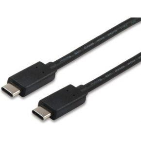 Equip USB 2.0 kabel C->C m/1, 0m Type C polybag