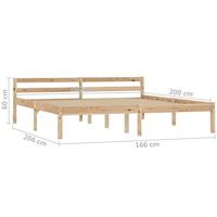 Bedframe massief grenenhout 160x200 cm - thumbnail