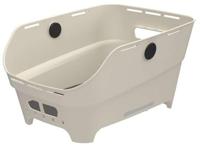 Fietsmand Basil Cento Neo WSL achter 46 x 23 x 14 cm - wit - thumbnail