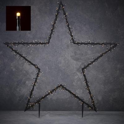 Garden d'light star garden stake 350 led warm white 8 function controller and timer -l121h135cm - Luca