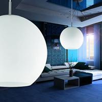 Trio Moderne HanglampMoon 30cm wit - R30153007 - thumbnail
