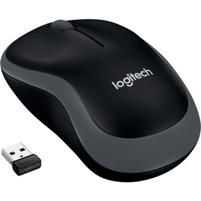 Logitech M185 Zwart/Grijs Draadloze Muis - thumbnail