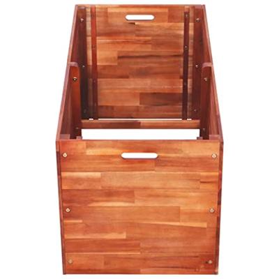 VidaXL Plantenbak verhoogd 100x50x50 cm acaciahout