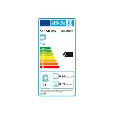 Siemens HB574ABR3F Inbouw oven Grijs - thumbnail