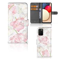 Samsung Galaxy A03s Hoesje Lovely Flowers - thumbnail