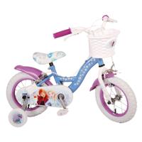Disney frozen 2 kinderfiets - meisjes - 12 inch - blauw/paars - twee handremmen - thumbnail
