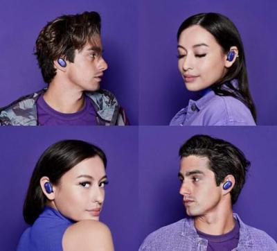 Skullcandy Push True Draadloze in-ear hoofdtelefoon met microfoon, batterij met 12 uur looptijd, inclusief oplaaddoos, siliconen oordopjes, donkergrijs