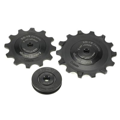 ENDURO BEARINGS Jockey wheel set xd-15 - sram eagle - 12 speed - black
