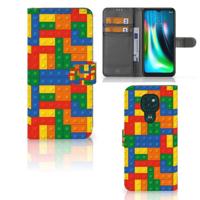 Motorola Moto G9 Play | E7 Plus | Telefoon Hoesje | Blokken - thumbnail