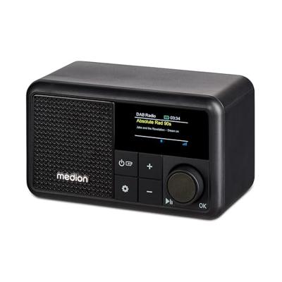 Mini Radio - MEDION - DAB/FM - Mono 2W RMS - Zwart