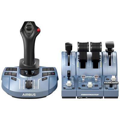 Thrustmaster TCA Captain X Airbus Edition Vliegsimulator joystick Hoofdtelefoon (3.5 mm jackplug), USB-A, USB-C PC, Xbox One, Xbox Series S, Xbox Series X Thrustmaster TCA Captain X Airbus Edition Vliegsimulator joystick Hoofdtelefoon (3.5 mm jackplug), USB-A, USB-C PC, Xbox One, Xbox Series S, Xbox Series X