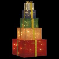 VidaXL Kerstdecoratie geschenkdoos 250 led&apos;s warm wit - thumbnail