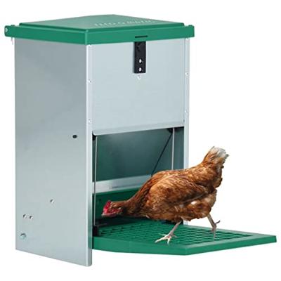 Pluimveevoerbak automatisch met pedaal 8 kg